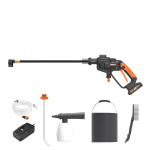 Hydroshot Kit 20V 24 Bar Cordless Pressure Cleaner With 4 Accessories Battery & Charger