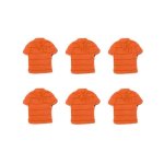 Orange Sport Jersey Pack Of 6