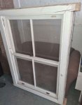 White Wooden Large Window