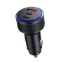 90W Usb-c Car Charger: 3-PORT PD3.0 & QC3.0 Fast Charging
