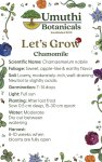 Umuthi Chamomile Edible Flowers Growing Seeds