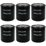6PCS 49065-0724 Oil Filter Fit For Kawasaki FX850V FX801V FJ180V FH381-721V FH601-770D FX751-FX1000V Models Club Car 1016467 S-t