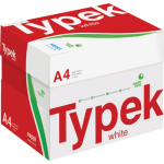Typek A4 White Copy Paper - 5 x 500 Sheets