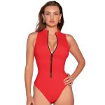 TA3 Sleeveless Surfy Swimsuit For Women Sculpting & Tummy Control Swimsuits For Women Cheeky Coverage Adjustable Snatch Lacing U
