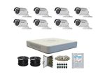 Hikvision 8CH 2MP Bullet Camera Kit + 1TB + 100M Cable
