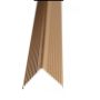 Aluminium Angle Edge Lvt Light Bronze Undrilled 2500 X 21 X 21 Stair Profile Aluminium