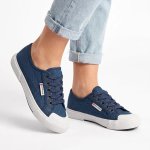 Pierre Cardin Aravane Canvas Sneakers - Denim White - 9