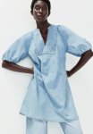 Denim Tunic Dress - Light Denim Blue
