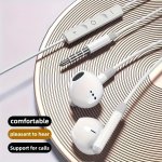 3.5MM Interface Wired In-ear Headphones Powerful Heavy Bass High Quality Sound Quality Suitable For Men Women Gifts 3.5MM Audio 