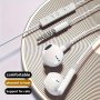 3.5mm Interface Wired In-ear Headphones Powerful Heavy Bass High Quality Sound Quality Suitable For Men Women Gifts 3.5mm Audio Jack Can Be Used For