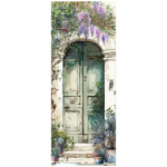 WD3385 Tear Resistant Door Print Green Vine View