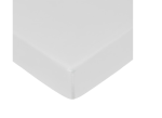 Simon Baker Cotton Percale 200 Tc White Fitted Sheet Standard Various Sizes - Double Std 137CM X 190CM X 35CM White