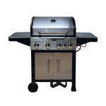 Atlanta Portable Gas Braai - 4 Burner