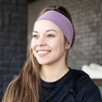 Stretch Twist Headband - Dusty Purple