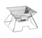 Portable Stainless Steel Foldable Charcoal Bbq Grill With Carry Bag T1-88