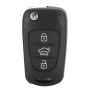 Remote Key Shell 3 Buttons Flip Case Compatible With Kia Rondo