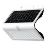 - Solar - LED Wall Light - 3W - Butterfly Style - White