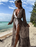 Sheer Leopard Cover Up - Universal Size
