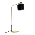 Alec Metal Desk Lamp Black And Gold