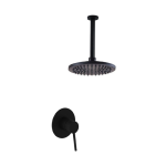 B Series - Ceiling Mount Shower Head And Mixer Blackened Brass