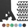 Unboxed Deal - 8X Edge Pieces For Floor Mats - Black