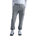 Nike Men's Club Fleece Cargo Pants Dark Grey Heather light Smoke Grey white Medium