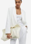 Coated Shopper - White