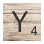 Tear Resistant Scrabble Letter Y