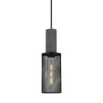 Midnight Mesh Long Pendant Light