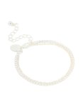 Silver Plated Cubic Zirconia Tennis & Cuff Toggle Bracelets 2-PACK