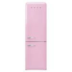 Smeg FAB32RPK6 60CM 50’S Style Total No Frost Fridge Freezer Right-hand Hinge – Pastel Pink