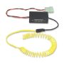 Manhattan El Cable Neon Blazing Yellow - Flexible Wire Bright Yellow Glow 1.5M Length Inverter Included Standard 4 Pin Power Supply Connector