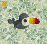 Hornbill Bird - Soft Toy Teddy No Hanging Loop
