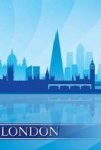 London Skyline Notebook & Journal. Productivity Work Planner & Idea Notepad - Brainstorm Thoughts Self Discovery To Do List Pape