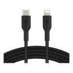 Belkin 2M Boostcharge Braided Usb-c To Lightning Cable Black CAB004BT2MBK