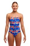 Ladies Single Strap One Piece- Forever Fossil