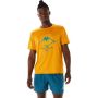 ASICS Men's Fujitrail Logo Running Short Sleeve Tee - Sandstorm