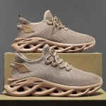 Men's Blade Sneakers Slip-on Sneakers With Shoelaces - Odor-resistant Athletic Shoes - Lightweight And Breathable