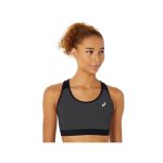 ASICS Women's Color Block Bra III - Graphite Grey Performance Black - XS