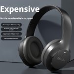 New Wireless Headphones Headphones Folding Soundproof Stereo Games Low Latency Hifi Call Leather Comfortable Matching Wireless H