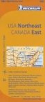 Michelin Usa: Northeast Canada: East Map 583 Sheet Map Folded 9TH Edition
