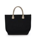 Canvas Black Gold Zip Taupe Handle