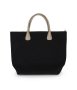 Fenn Canvas Black Gold Zip Taupe Handle
