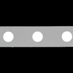 Eyelet Ring Tape 100MM White 50M