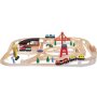 Melissa Wooden Railway Set