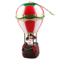 Resin Ornaments Glowing Santa Claus Hot Air Balloon Decorative Ornaments