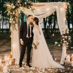 5.99METER White Sheer Chiffon Curtain For Wedding Arch - Versatile Decor For Swing Background Birthday Party & More