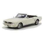 - 1964 Ford Mustang Convertible Scale 1:18 Diecast Model - White