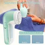 1PC Fabric Shaver Plug-in Used Fabric Hair Remover Portable & USB Powered Hairball Trimmer For Home Pilling Clip Sweater Shaver