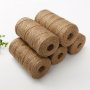 328 Feet/100 Meters Long Brown Hemp Thread For Crafts Gift Wrapping Gardening Crochet Lace Decoration Wedding Decoration And Tags